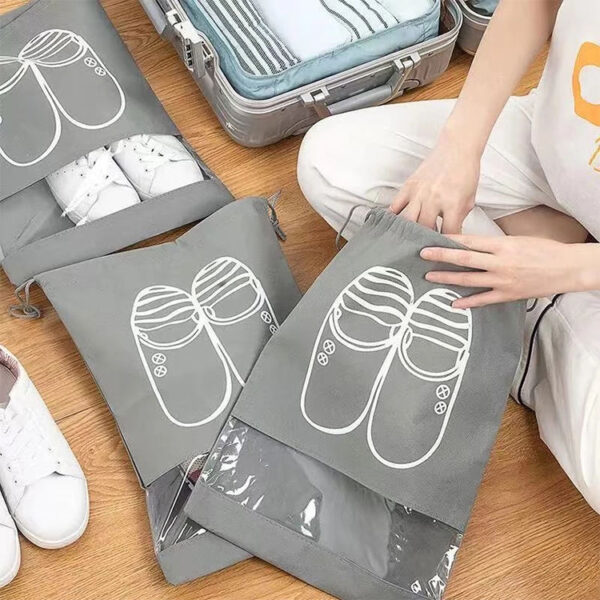 Non-Woven Drawstring Durable Shoe Storage Bag