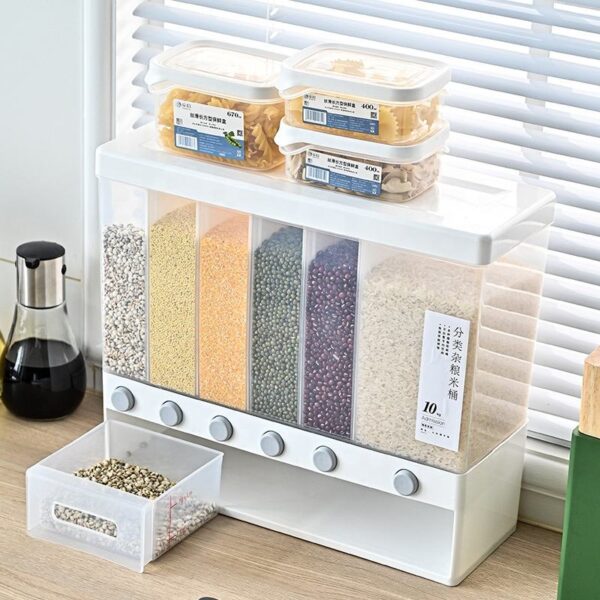 6 in1 Kitchen Storage Food Box