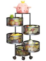 Layer Square Shape Kitchen Rack (3)