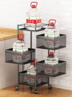 Layer Square Shape Kitchen Rack (5)