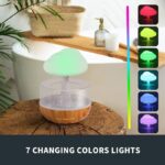 Rechargeable Rain Cloud Humidifier Mushroom Lamp