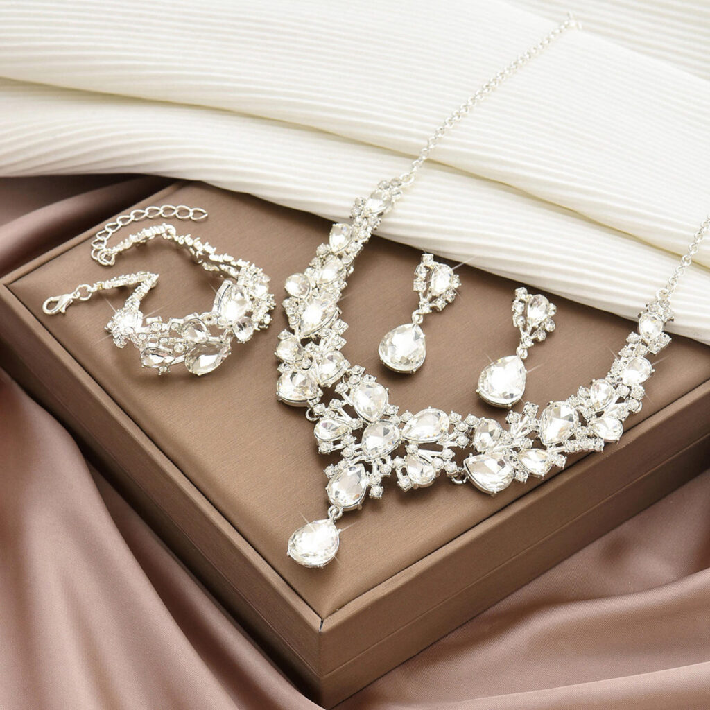 Rhinestone Jewelry Set