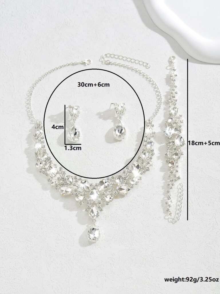 Rhinestone Jewelry Set