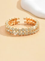 exaggerated double row bracelet