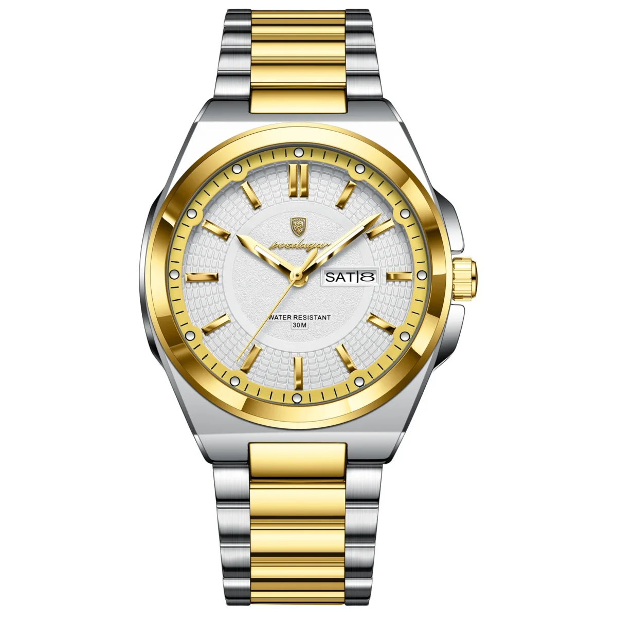 Poedagar 896 Silver Gold White